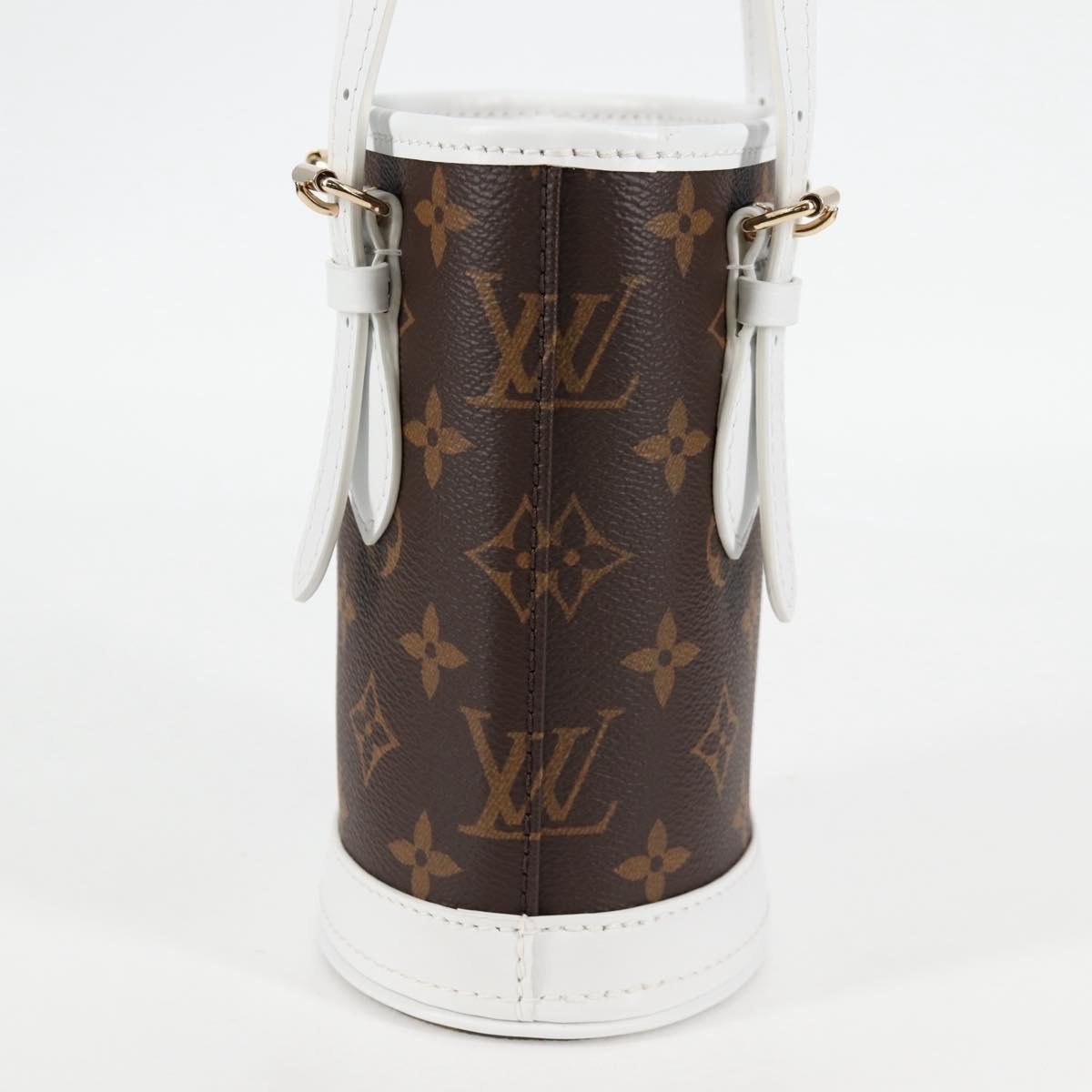 Louis Vuitton Monogram Nano Bucket Shoulder Bag M81489 Lv