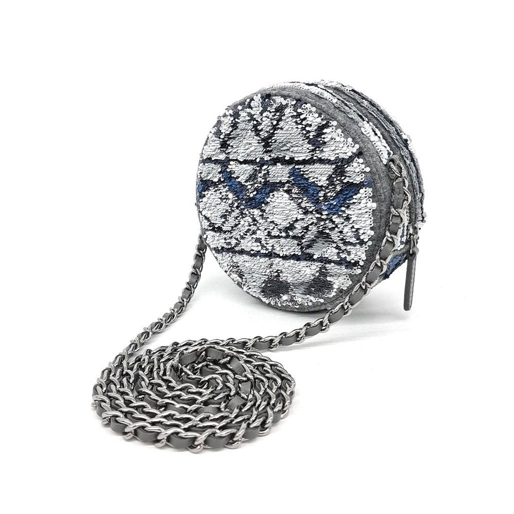 Chanel Sequin Round Mini Cross Bag (7548205)
