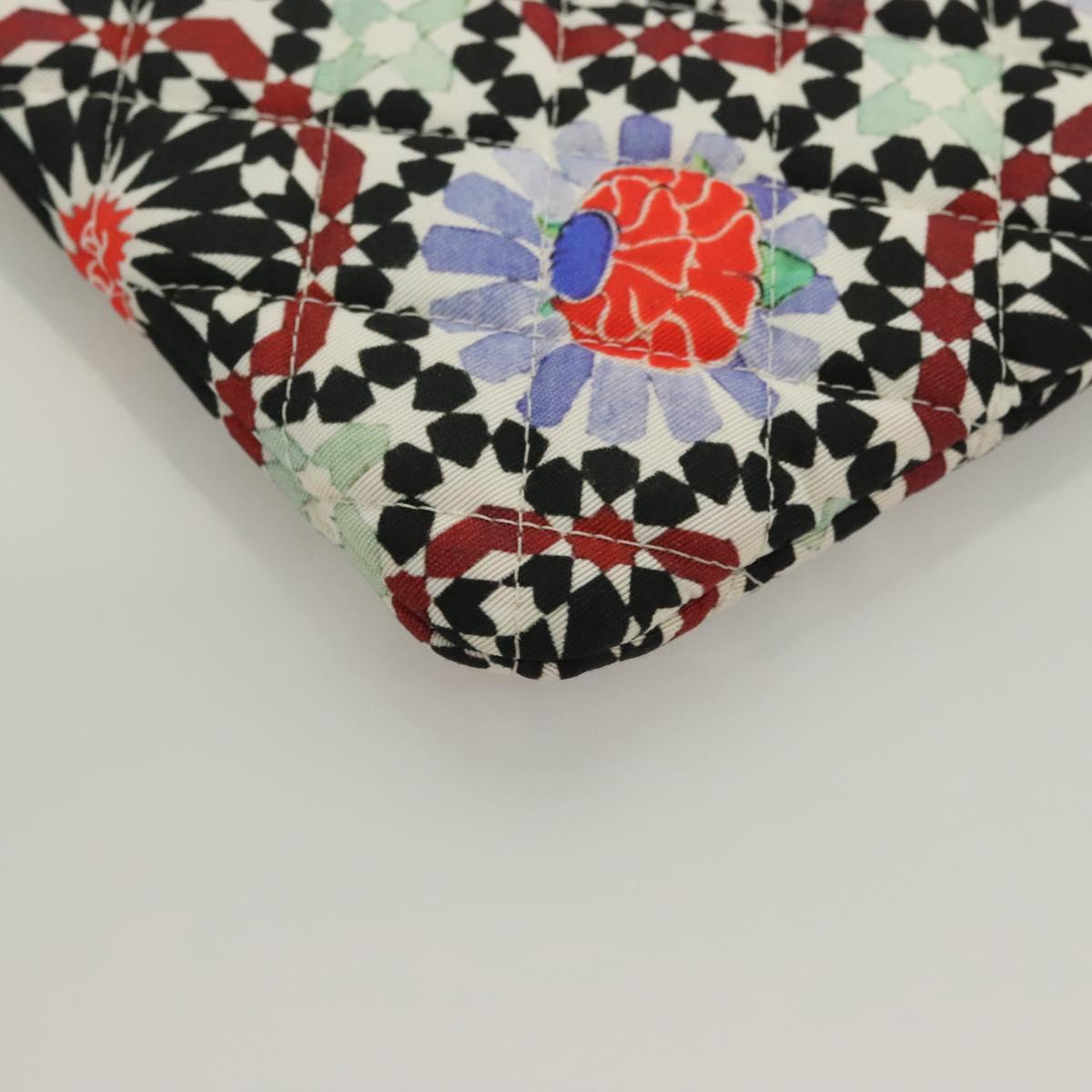 Chanel Matelasse Coco Mark Pouch Nylon Multicolor Cc