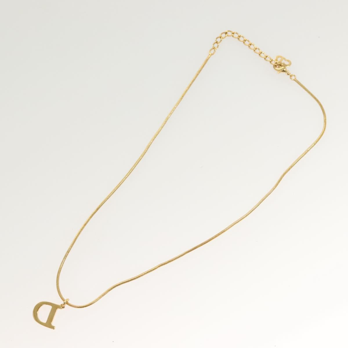 Christian Dior Necklace Metal Gold