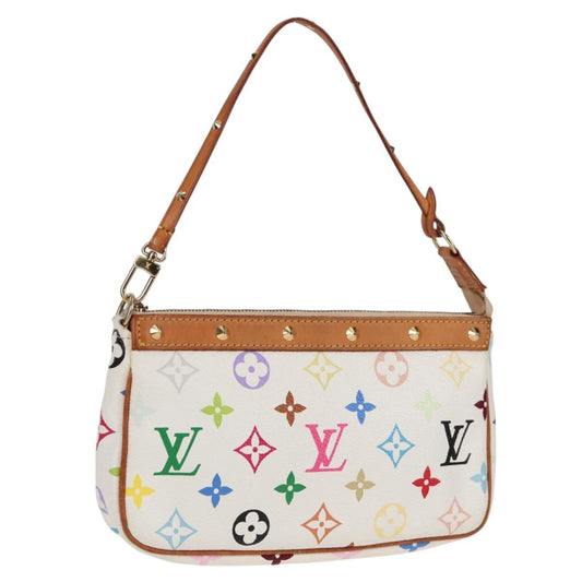 Louis Vuitton Multicolor Pochette Accessoires Pouch White M92649 Lv