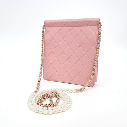 Chanel Pearl-embellished Chain Crossbody Bag (9175559)