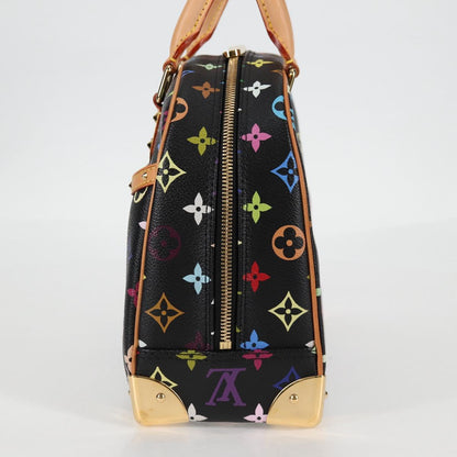 Louis Vuitton Monogram Multicolor Trouville Hand Bag Black M92662