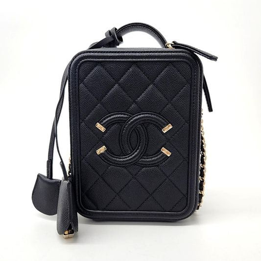 Chanel Caviar Cosmetics Tote & Shoulder Bag (2457032)