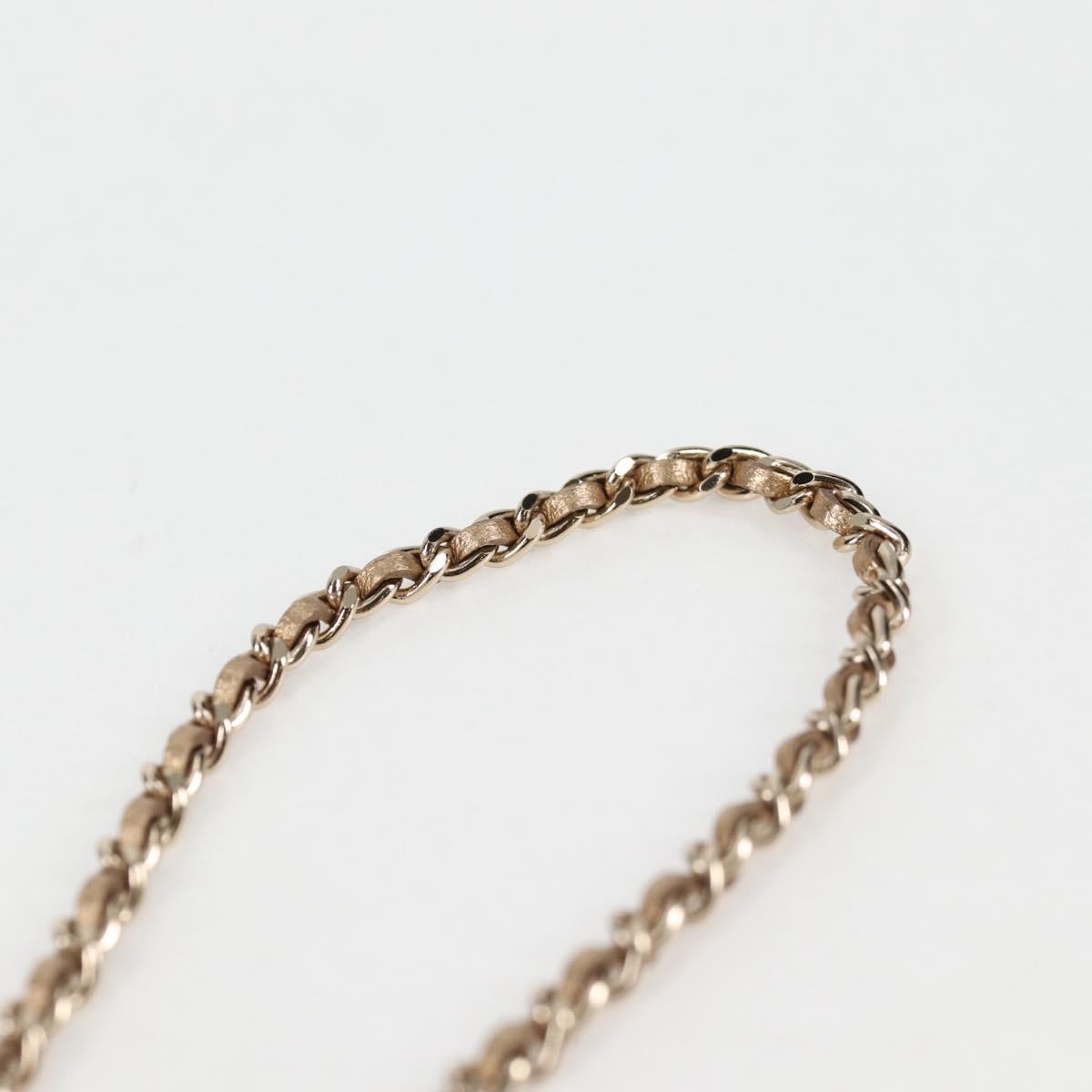 Chanel Camellia Coco Mark Chain Pouch Metal Gold Ap2890 Cc