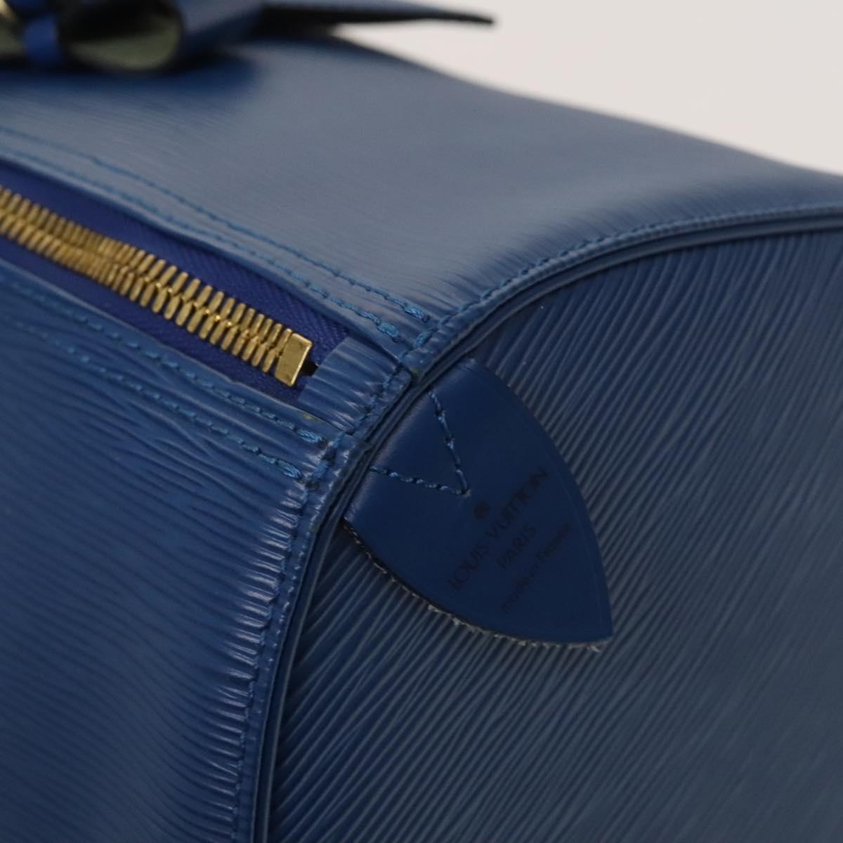Louis Vuitton Epi Keepall 50 Boston Bag Blue M42965 Lv