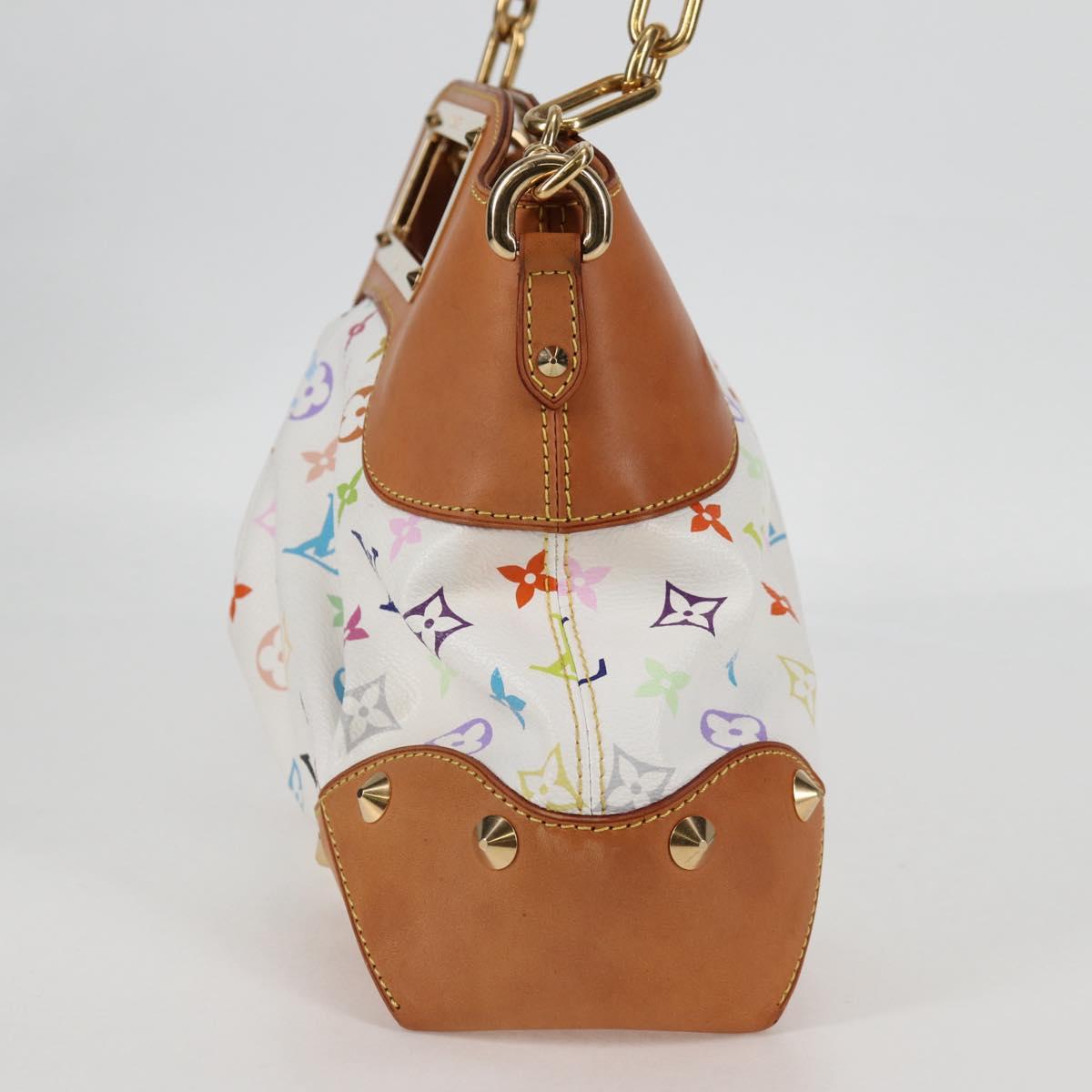Louis Vuitton Monogram Multicolor Judy Mm Bag 2WAY White M40255 Lv