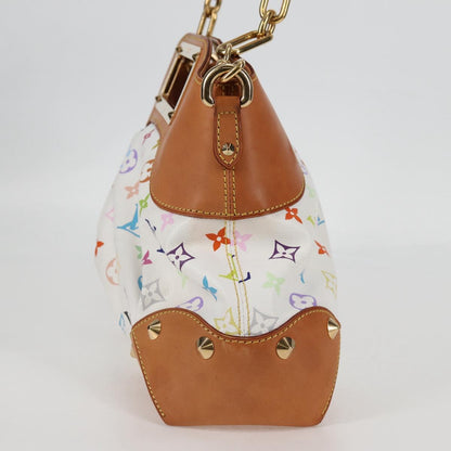 Louis Vuitton Monogram Multicolor Judy Mm Bag 2WAY White M40255 Lv