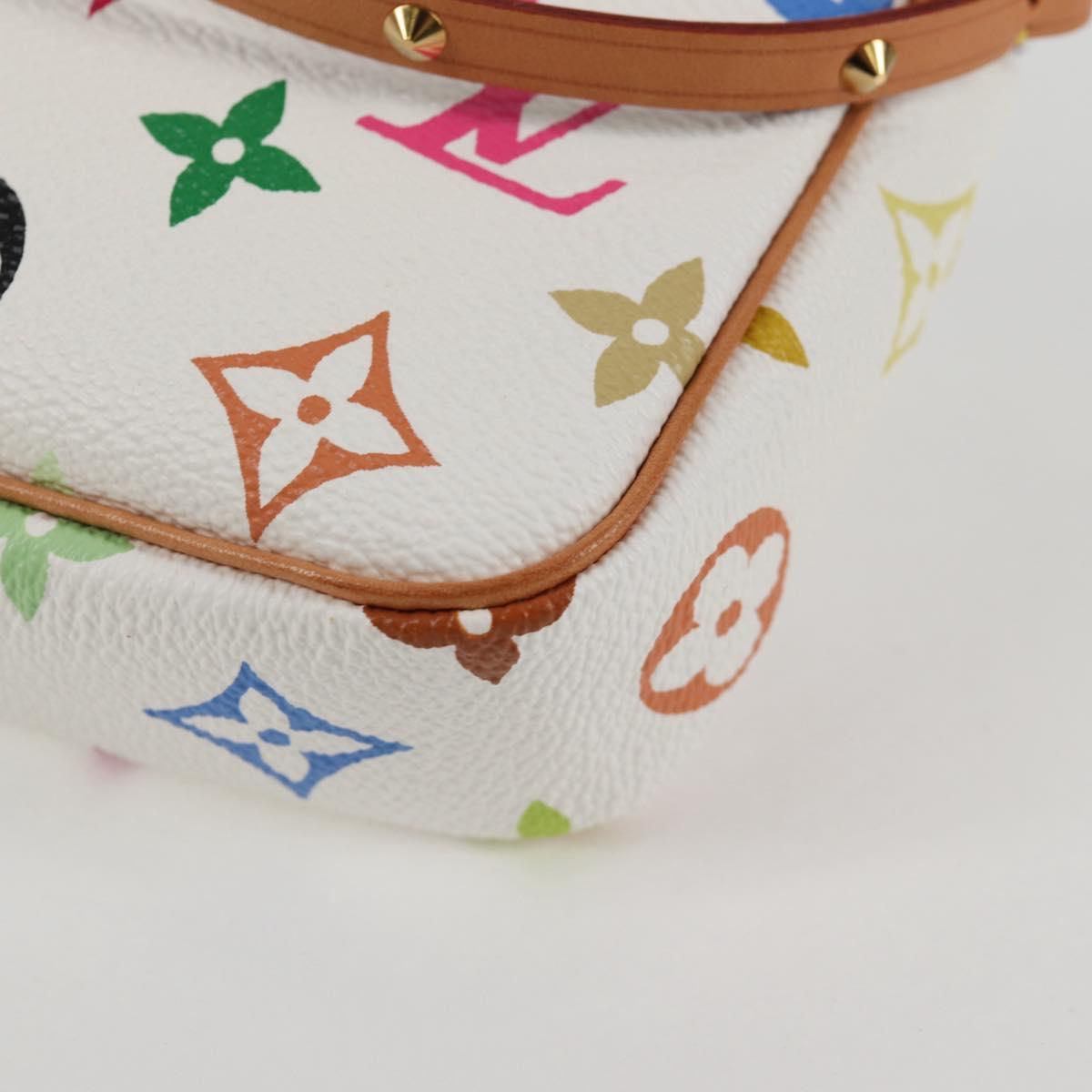 Louis Vuitton Multicolor Pochette Accessoires Pouch White M92649