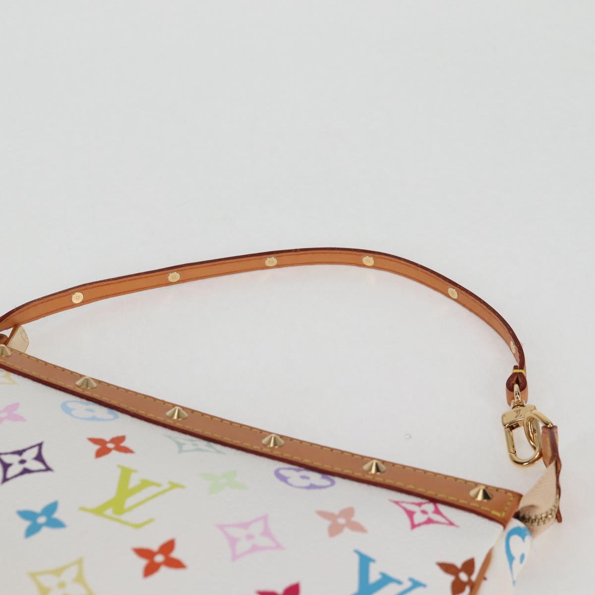 Louis Vuitton Multicolor Pochette Accessoires Pouch White M92649