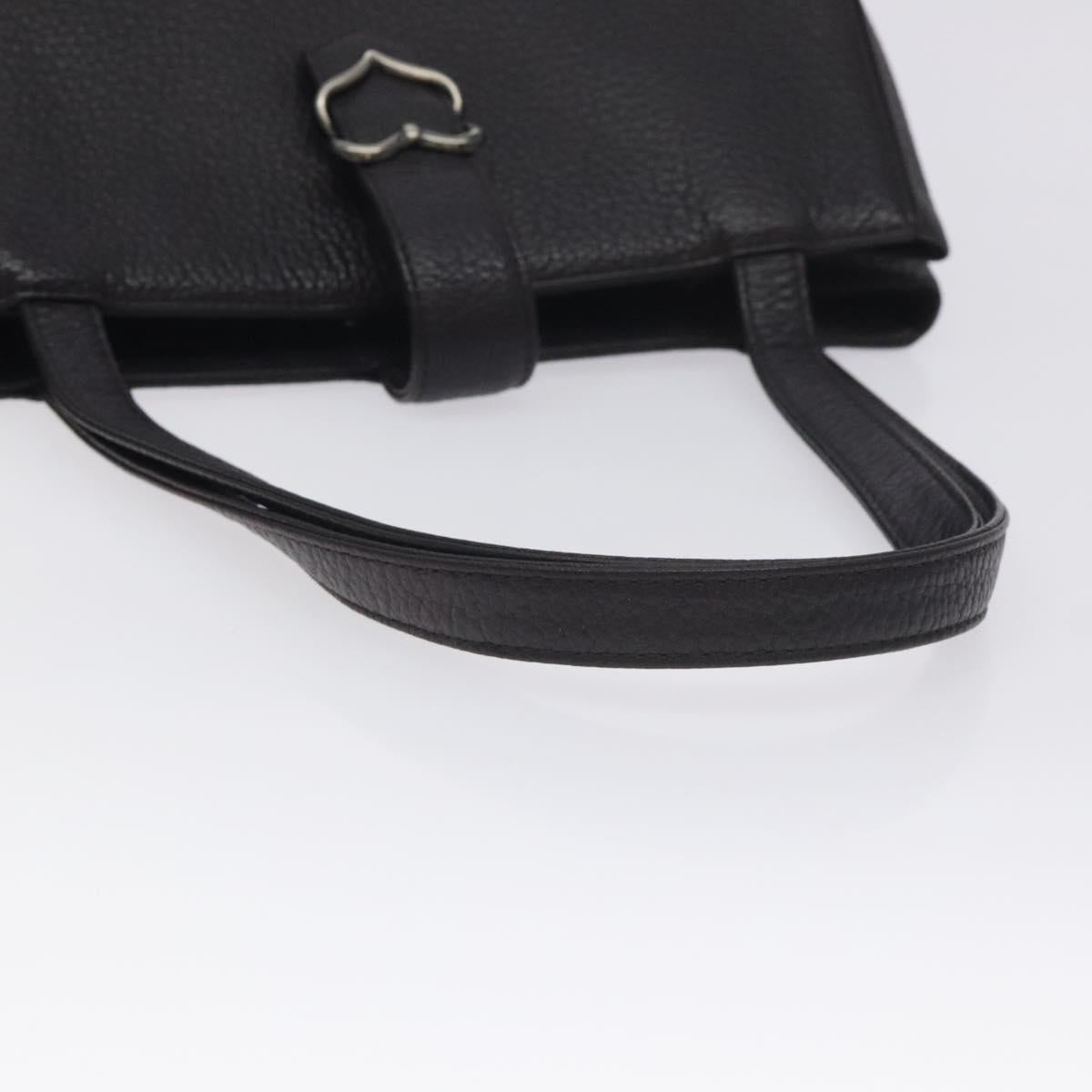 Saint Laurent Tote Bag Leather Purple Silver