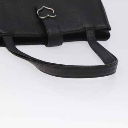 Saint Laurent Tote Bag Leather Purple Silver