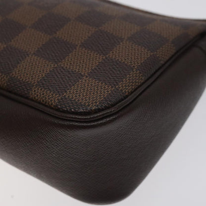 Louis Vuitton Damier Ebene Trousse Makeup Pouch N51982 Lv