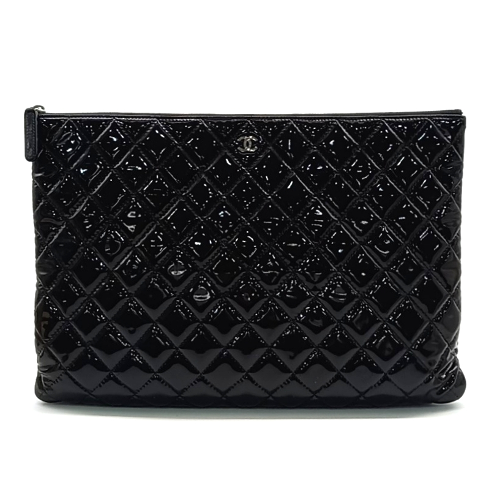 Chanel Patent Clutch Large (10031607)