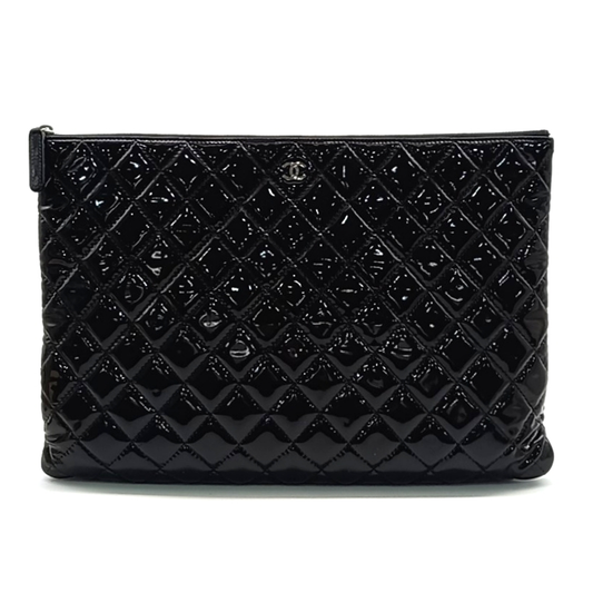 Chanel Patent Clutch Large (10031607)