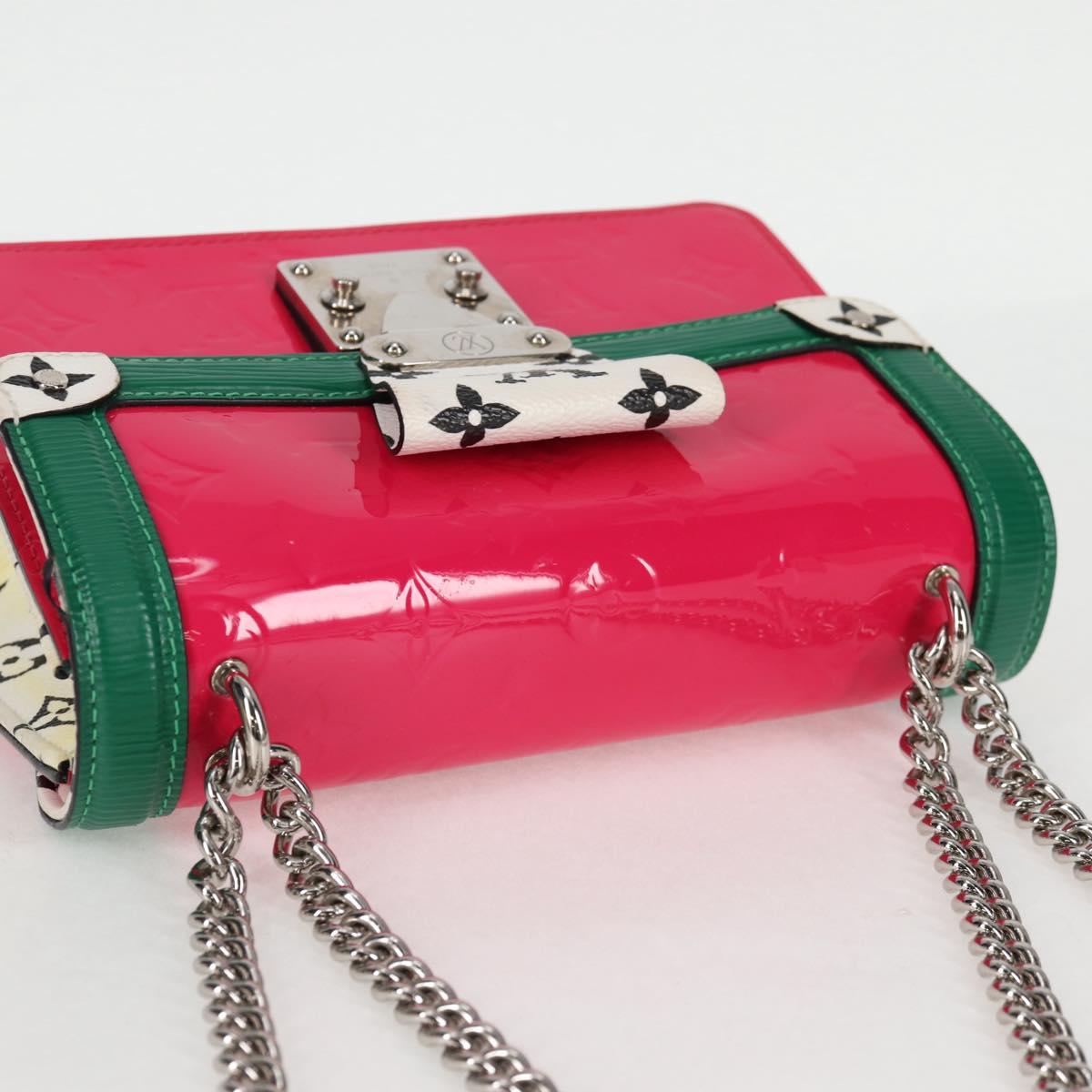 Louis Vuitton Vernis Winewood Pm Shoulder Bag Rose Pop M90443 Lv