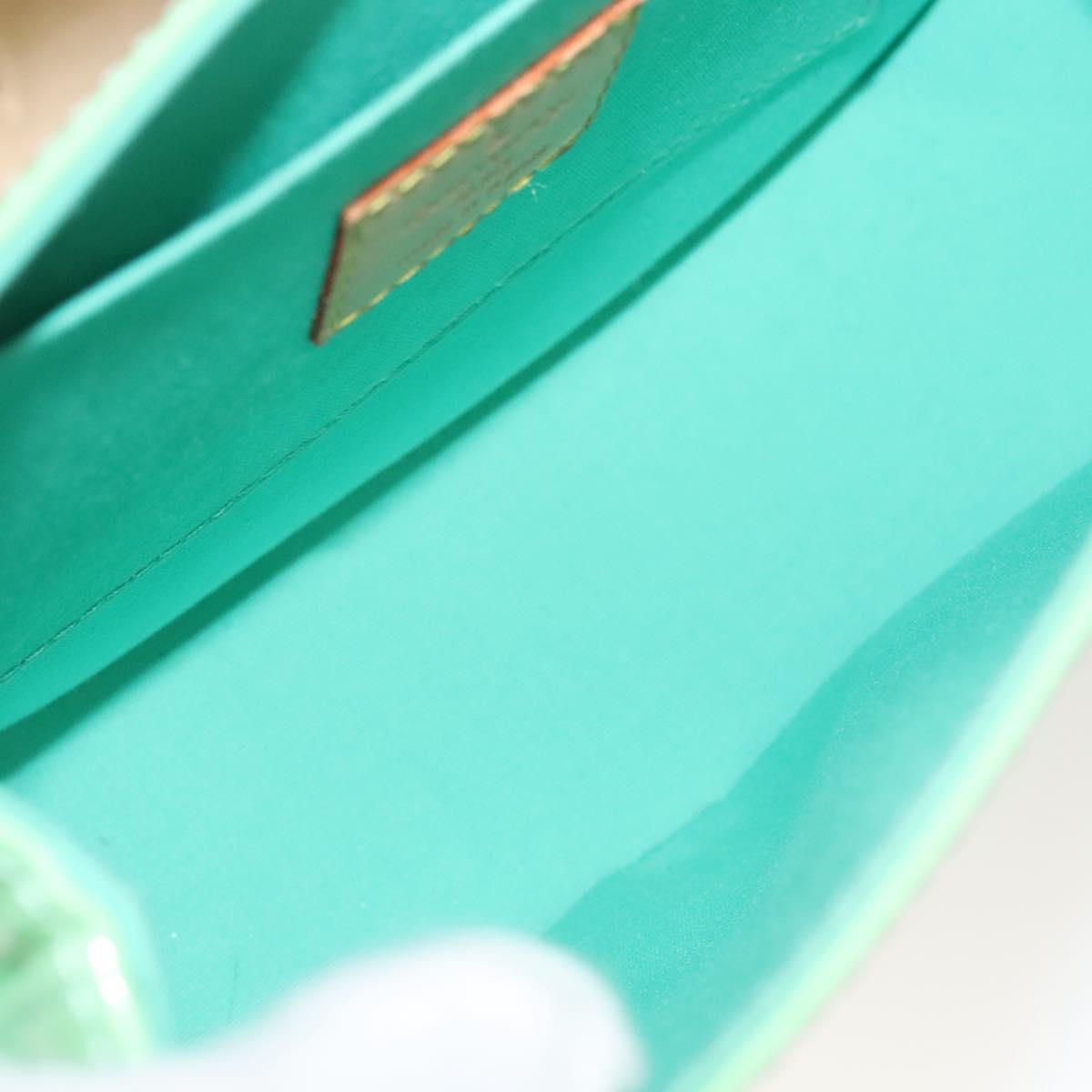 Louis Vuitton Vernis Biscayne Bay Pm Shoulder Bag Peppermint M91289