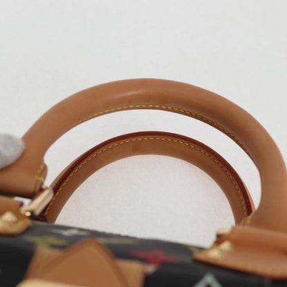 Louis Vuitton Monogram Multicolor Speedy 30 Hand Bag Black M92642