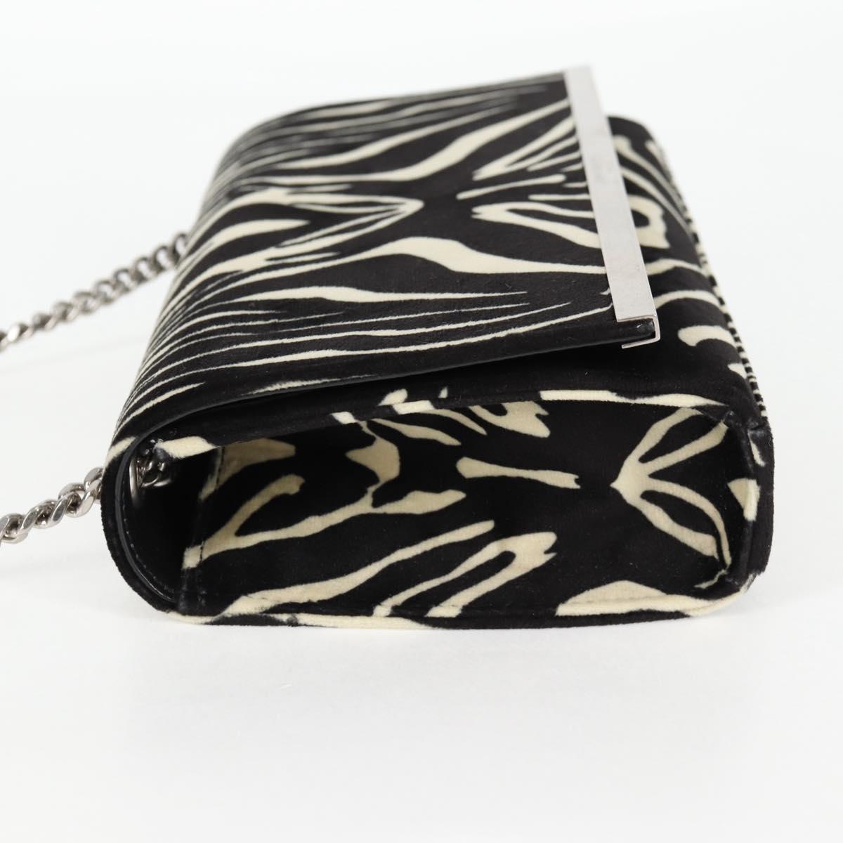 Saint Laurent Chain Bag Fabric Zebra Pattern 707690 Faaia 1075