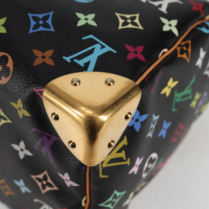 Louis Vuitton Monogram Multicolor Speedy 30 Hand Bag Black M92642
