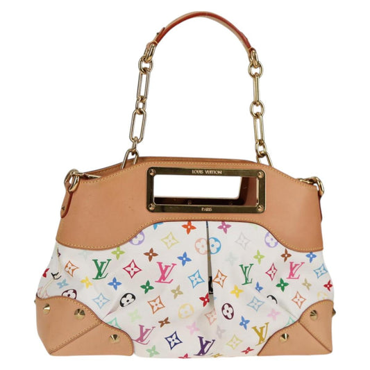 Louis Vuitton Multicolor Judy Mm Hand Bag 2WAY White M40255