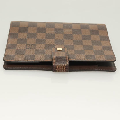 Louis Vuitton Damier Ebene Agenda Mm Day Planner Cover R20240 Lv