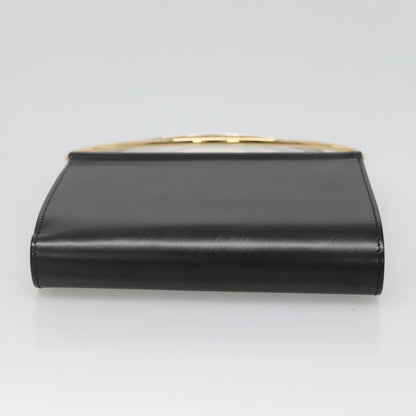 Cartier Trinity Wallet Bag Hand Bag Leather Black