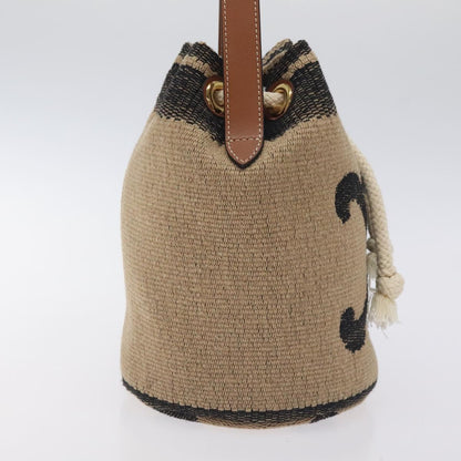Celine Shoulder Bag Raffia Beige