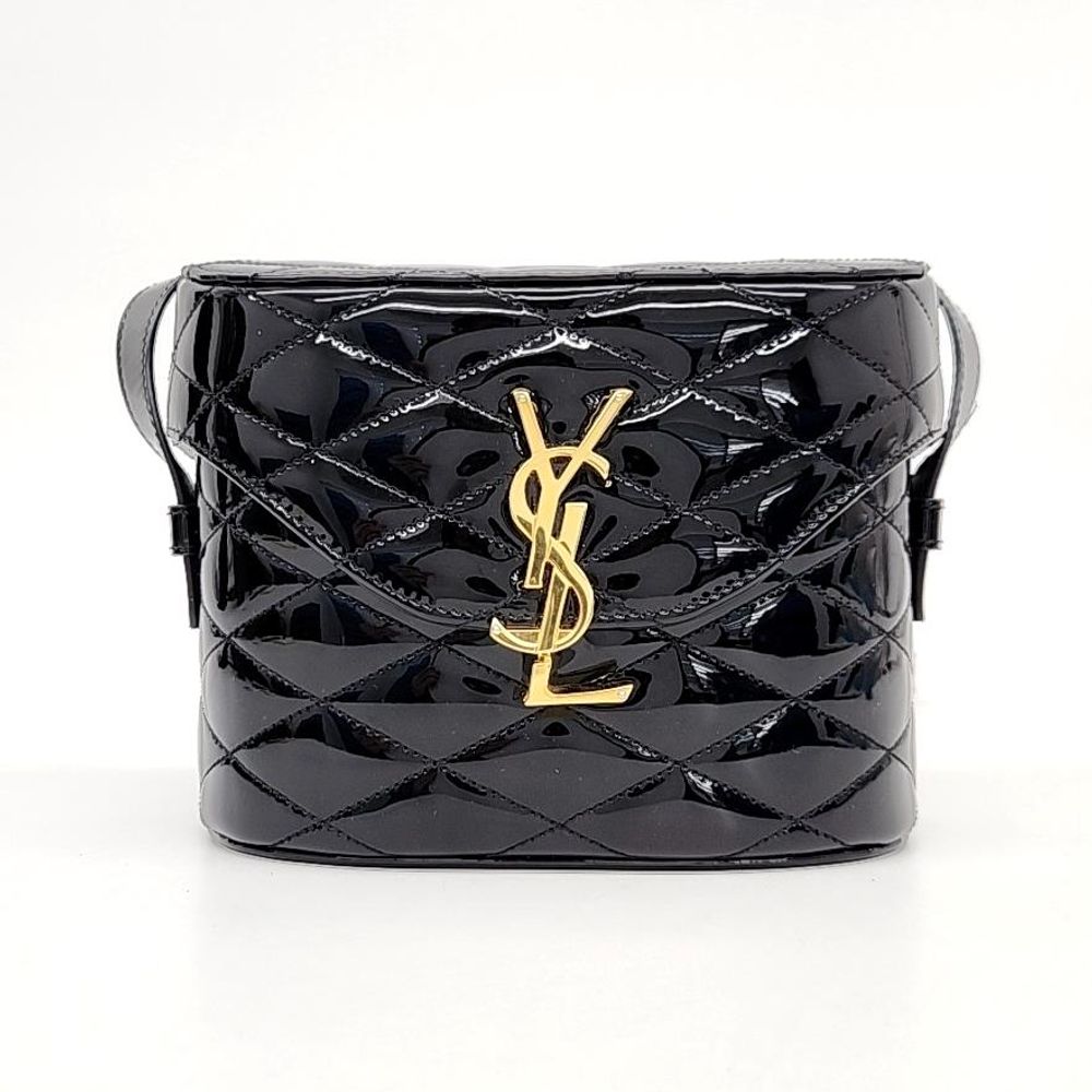 Saint Laurent Patent June Shoulder Bag (710080) (4625301)
