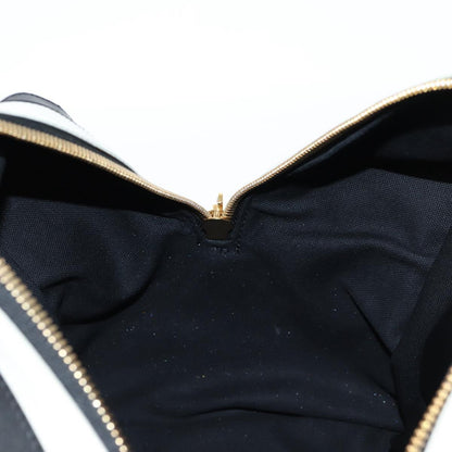 Burberry Hand Bag Leather 2WAY Black Gold
