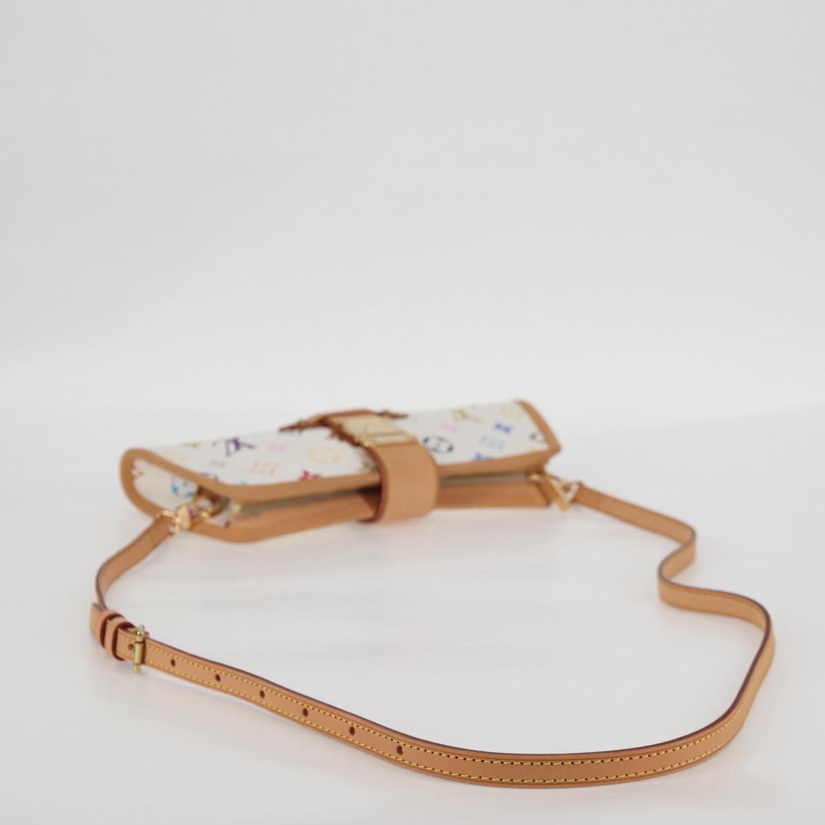 Louis Vuitton Multicolor Shirley Shoulder Bag White M40049 Lv