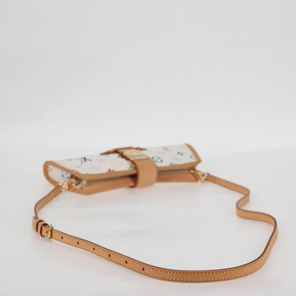 Louis Vuitton Multicolor Shirley Shoulder Bag White M40049 Lv