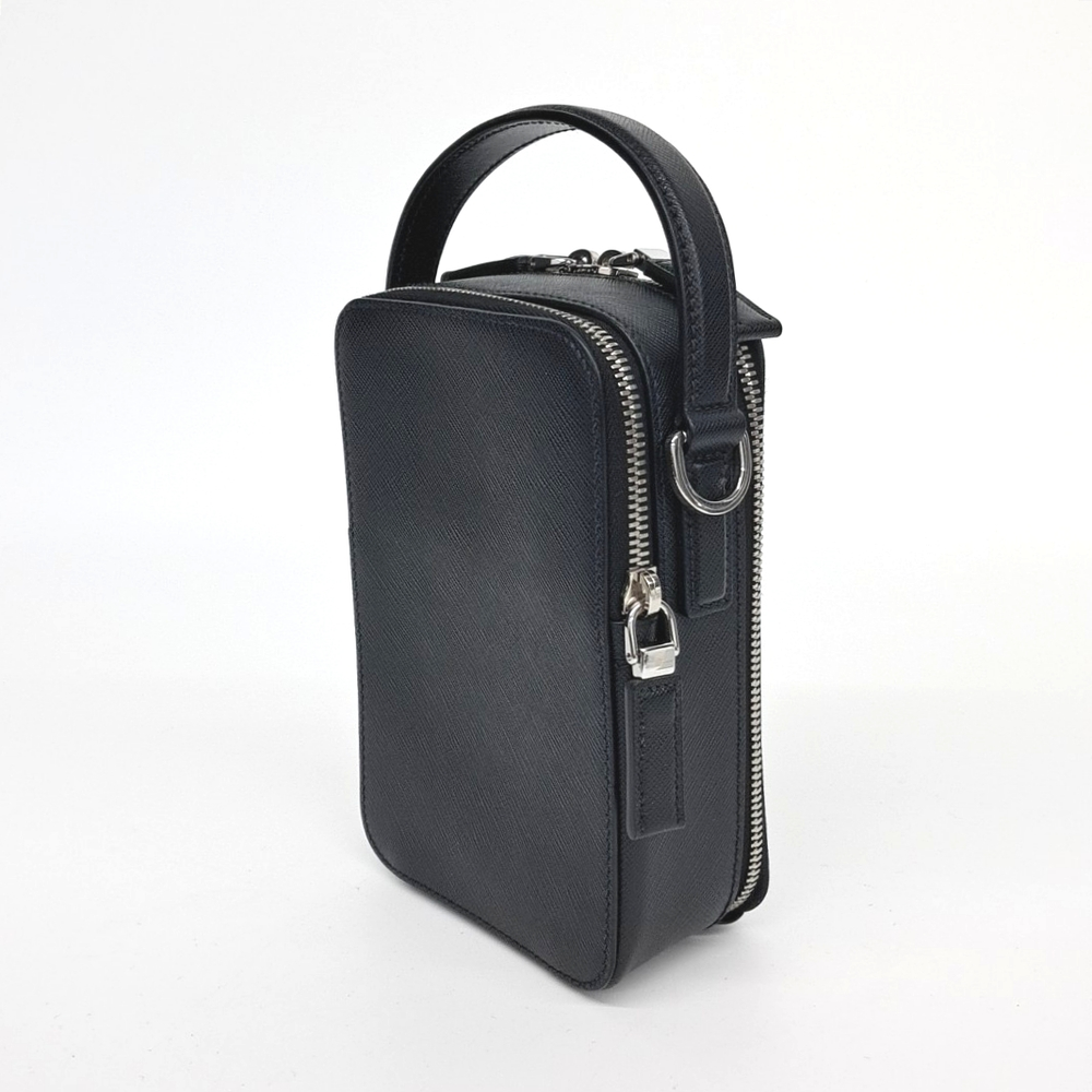 Prada Saffiano Mini Tote And Cross Bag (2vh067) (10036127)