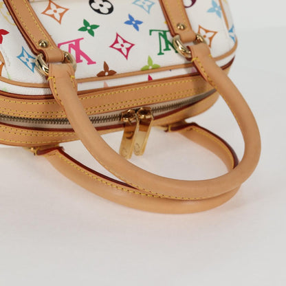 Louis Vuitton Monogram Multicolor Priscilla Hand Bag White M40096
