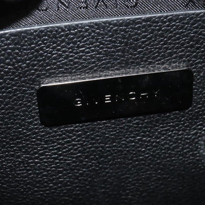 Givenchy Shoulder Bag Canvas Black Silver
