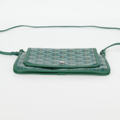 Goyard Herringbone Plum Shoulder Bag Pvc Green