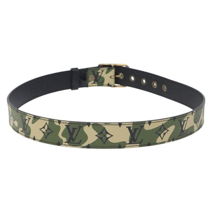 Louis Vuitton Monogram Camouflage Ceinture Belt Green M9646u Lv