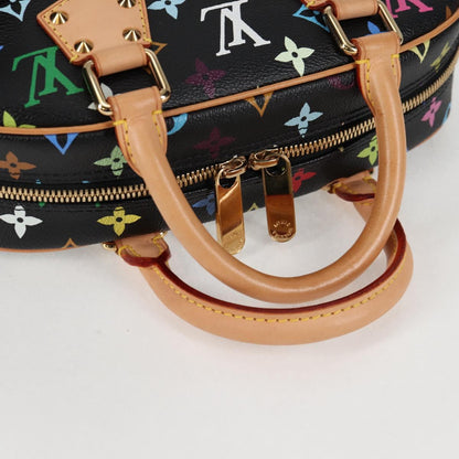Louis Vuitton Monogram Multicolor Trouville Hand Bag Black M92662
