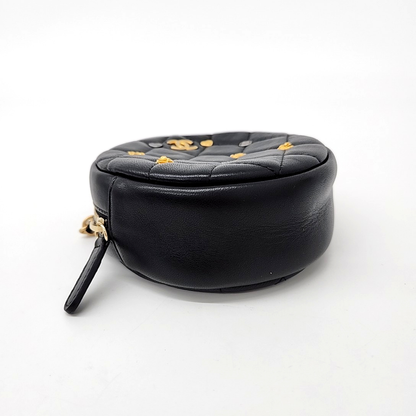 Chanel Charm Decorated Round Mini Cross Bag (10054087)