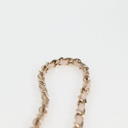 Chanel Matelasse Chain Pouch Shoulder Bag Lamb Skin Black Gold Cc