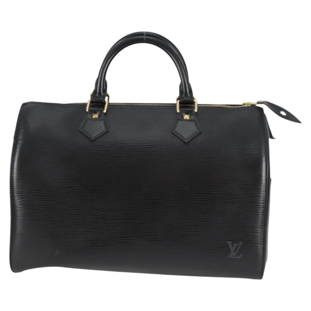 Louis Vuitton Epi Speedy 30 Hand Bag Noir Black M43002 Lv