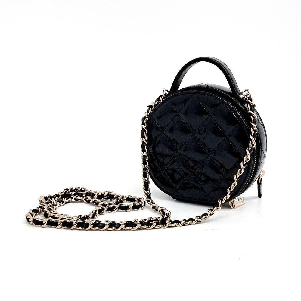 Chanel Top Handle Round Cross Bag Ap2940 (3612316)