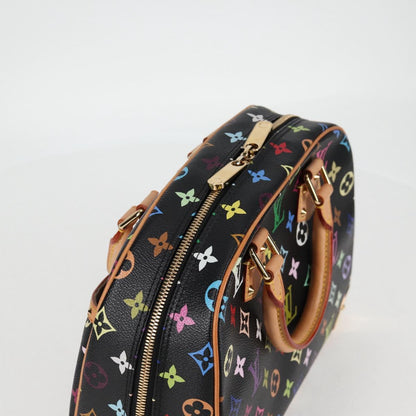 Louis Vuitton Monogram Multicolor Trouville Hand Bag Black M92662
