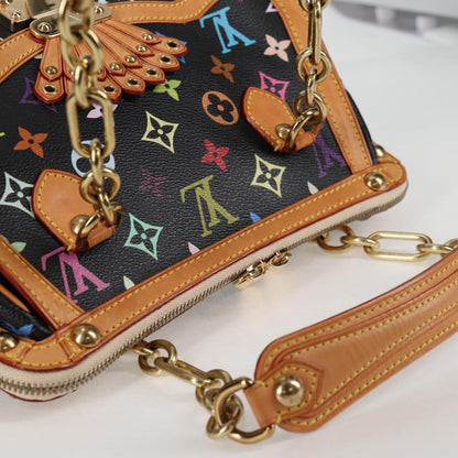 Louis Vuitton Monogram Multicolor Gracie Mm Hand Bag Black M92591