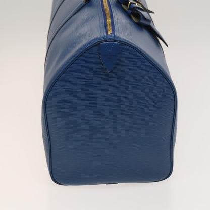 Louis Vuitton Epi Keepall 50 Boston Bag Blue M42965 Lv