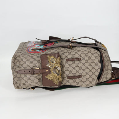 Gucci Gg Supreme Disney Collaboration Backpack Pvc Beige Gold 460029