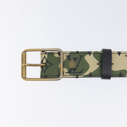 Louis Vuitton Monogram Camouflage Ceinture Belt Green M9646u Lv
