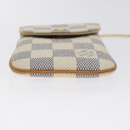 Louis Vuitton Damier Azur Etui Telephonne Mm Cell Phone Case N60026