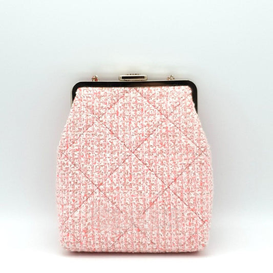 Chanel Tweed Phone Holder Chain Crossbody Bag (3912242)