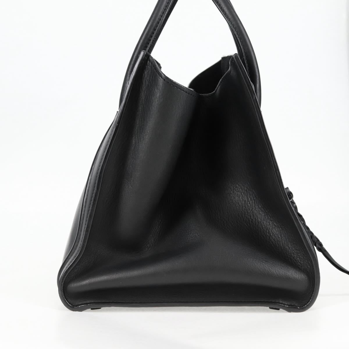 Celine Luggage Phantom Hand Bag Leather Black